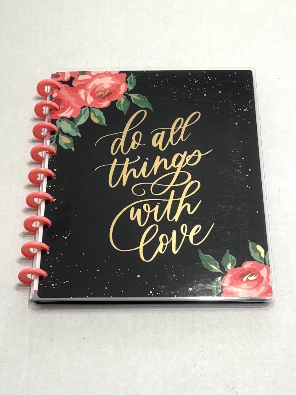 NWT The Happy Planner Plan With Love Dotted Line Layout Notebook